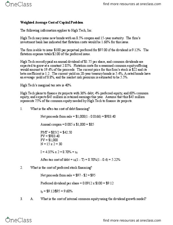 HIST 1402 Lecture Notes - Lecture 6: Tax Rate, Preferred Stock, Current Yield thumbnail