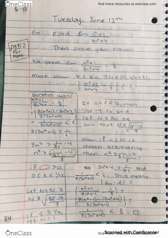 MATH 409 Lecture 6: MATH 409 6-12 Lecture Notes thumbnail