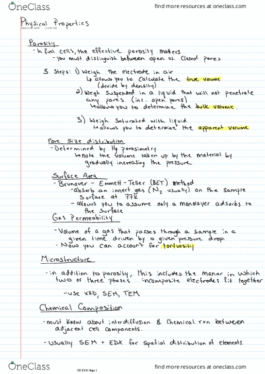 CH E485 Lecture 26: 26- Physical Properties thumbnail