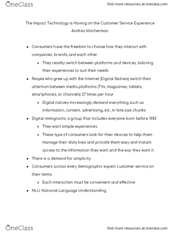 ICT 327 Lecture Notes - Lecture 3: Mobile App, Natural Language Understanding, Speech Recognition thumbnail