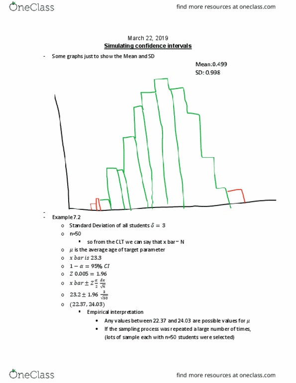 STAT 213 Lecture Notes - Lecture 31: Standard Deviation, Minitab cover image