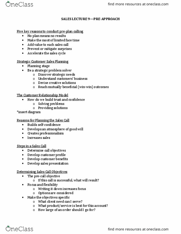 MRKT 455 Lecture Notes - Lecture 9: Purchase Order thumbnail