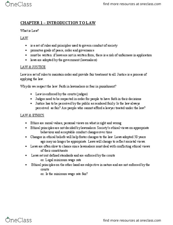 COMM 315 Lecture Notes - Lecture 1: Public Law, Civil Code Of Quebec, Electronic Harassment thumbnail