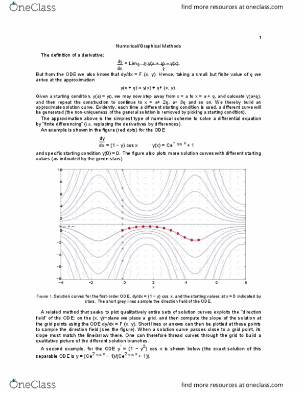 MATH 256 Chapter Notes - Chapter 2: Integral Curve thumbnail