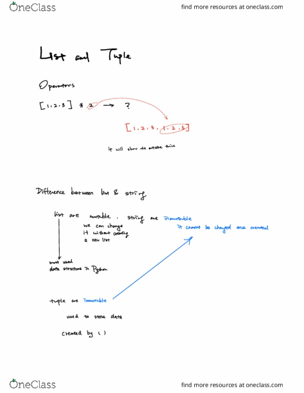 CSE 1010 Lecture 18: List and Tuple thumbnail