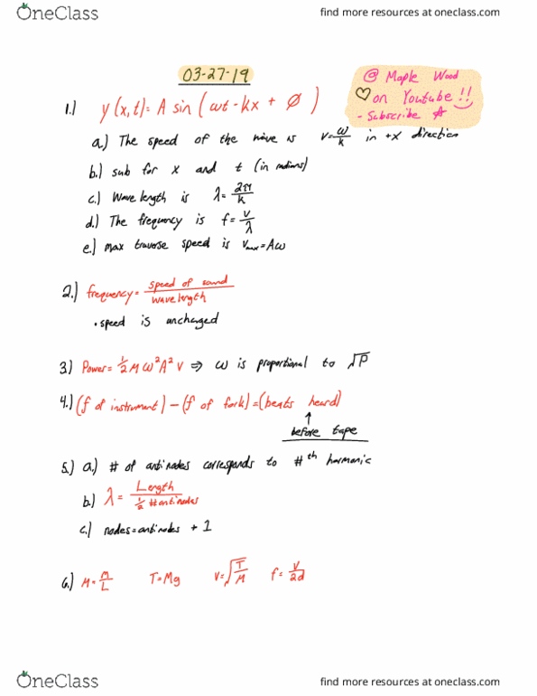 PHYSICS 1251 Lecture 35: HW 10 Help cover image
