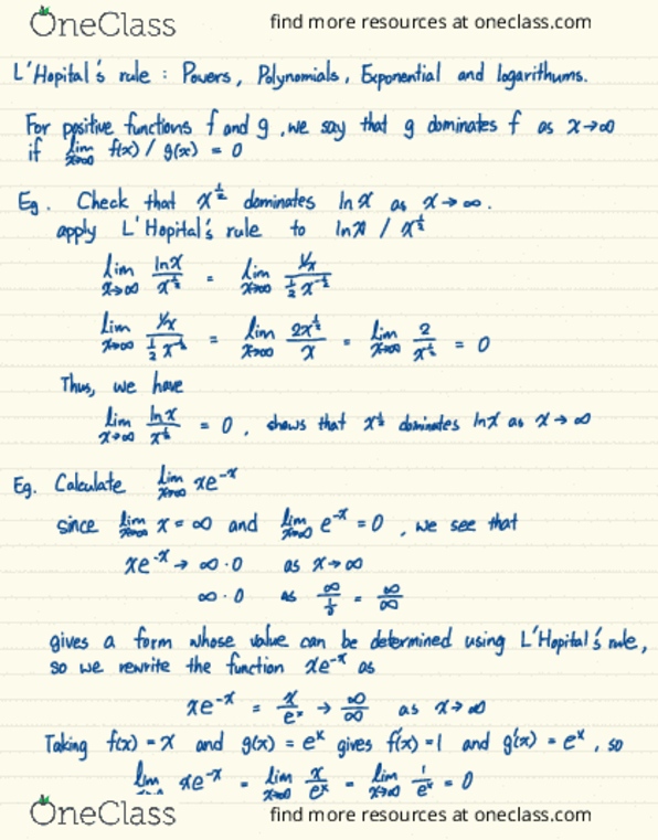 MAT135H1 Lecture Notes - Lecture 35: Thx cover image