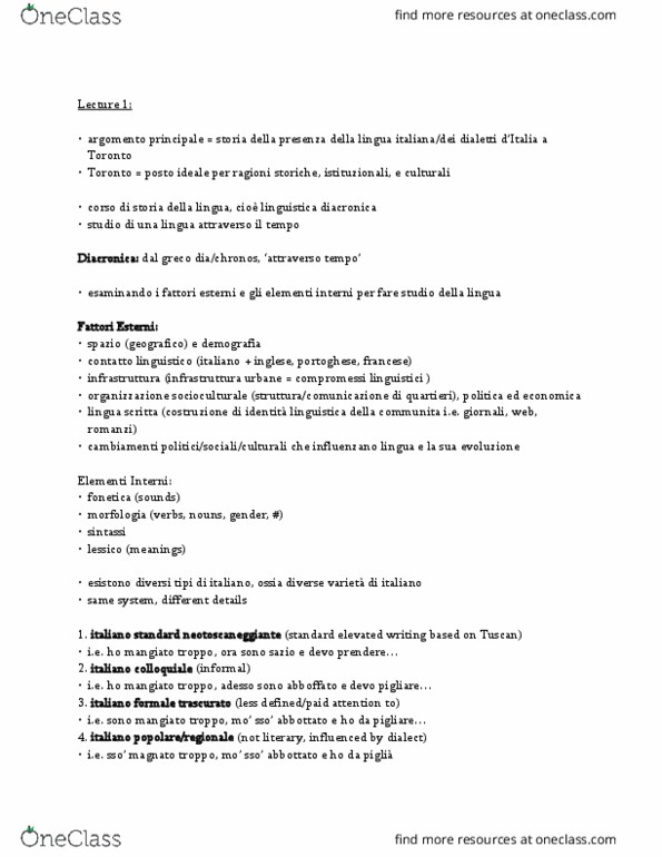 ITA433H1 Lecture Notes - Lecture 1: Giovanni Fattori, Quartiere, Devo thumbnail