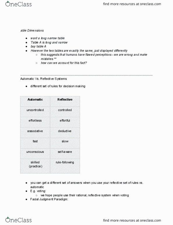 PSYCH238 Lecture Notes - Lecture 19: Daniel Kahneman thumbnail