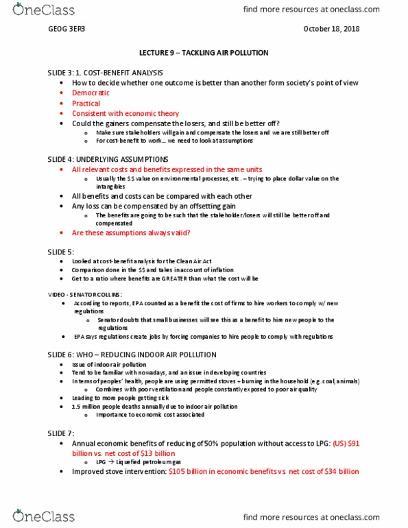 GEOG 3ER3 Lecture Notes - Lecture 9: Sensitivity Analysis, Net Present Value, Indoor Air Quality thumbnail