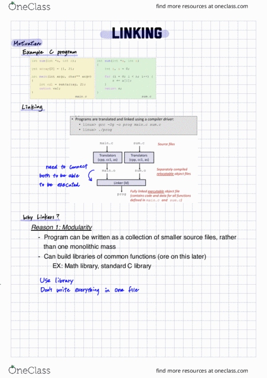 CSCI 2400 Lecture Notes - Lecture 9: C Standard Library, Gnu Compiler Collection, Debug Symbol thumbnail