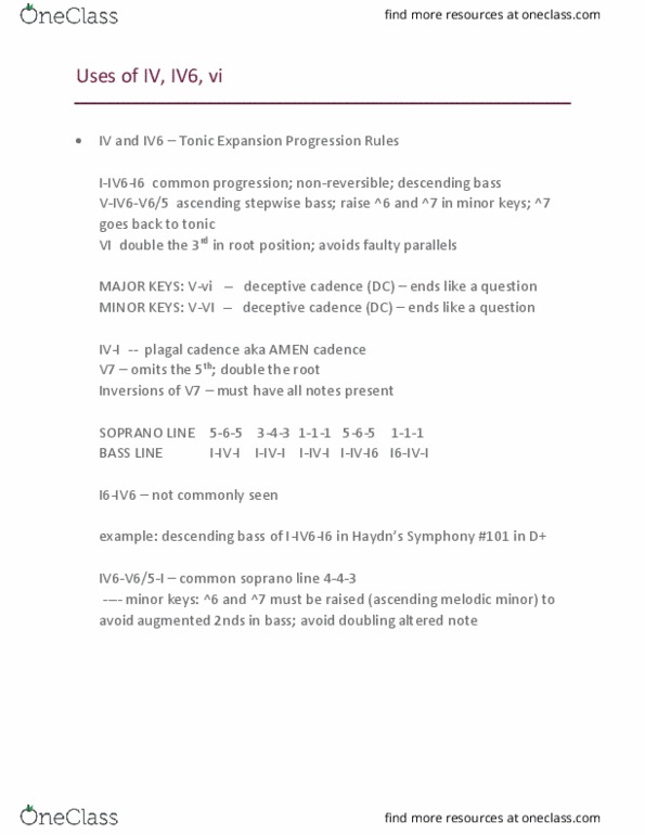 MUS 101B Lecture Notes - Lecture 5: Minor Scale thumbnail