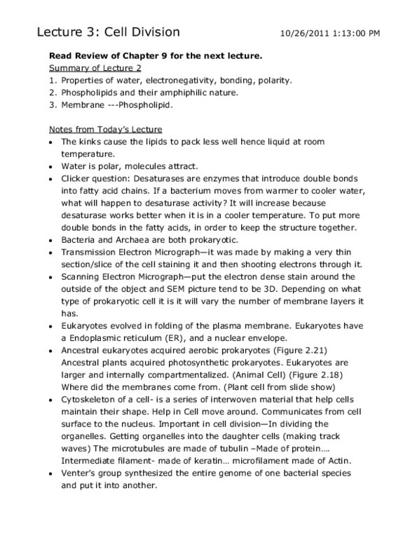 Biology 1001A Lecture Notes - Ibm 7090 thumbnail