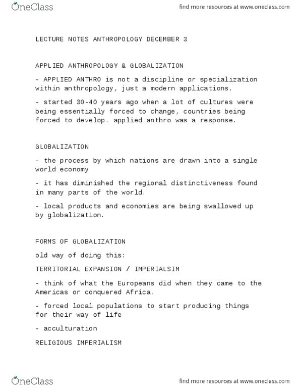 ANTHR101 Lecture Notes - Human Genome Project, Economic Sanctions, Pharmaceutical Industry thumbnail