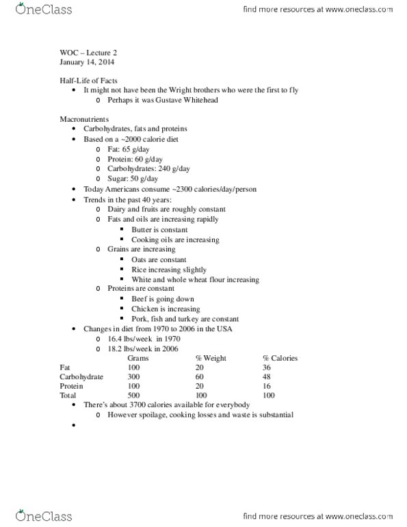 CHEM 181 Lecture Notes - Lactase, Starch, Cellulose thumbnail