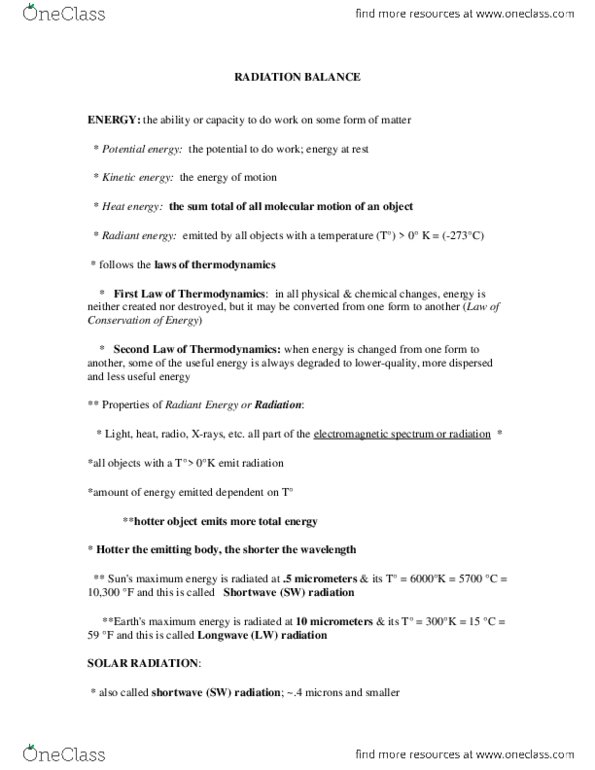 GEOG 2110L Lecture Notes - Radiant Energy, Electromagnetic Spectrum, Shortwave Radio thumbnail