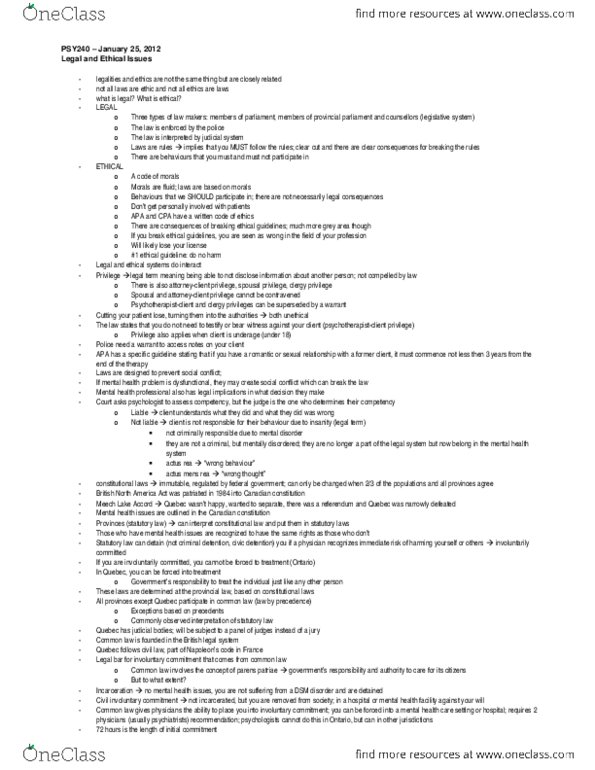 PSY240H1 Lecture 3: Lecture 3 - January 250.doc thumbnail