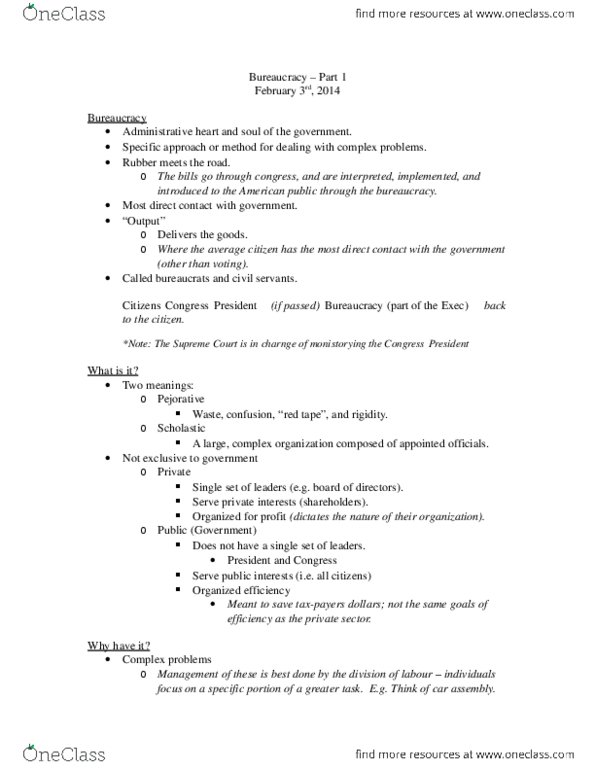 Political Science 2244E Lecture Notes - Pejorative, Clientelism thumbnail