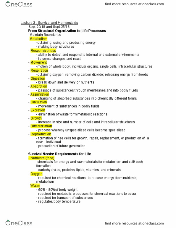 NATS 1610 Lecture Notes - Lecture 3: Digestion, Blood Sugar, Collagen thumbnail