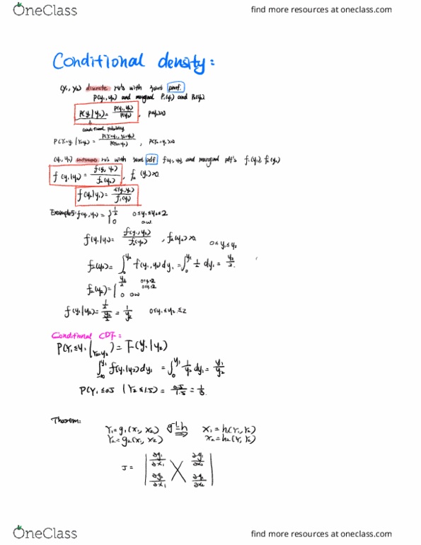 MATH 3160 Lecture 23: Math 3160 lecture 23 conditional density cover image