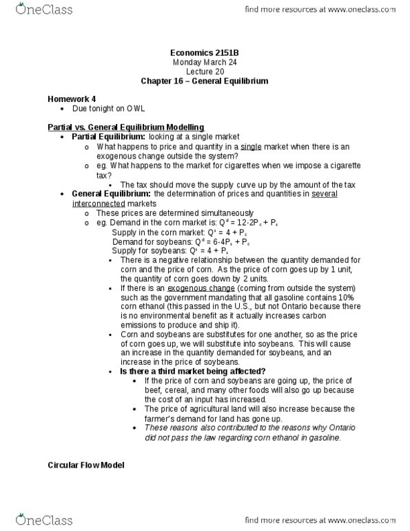 Economics 2150A/B Lecture Notes - Lecture 20: Pareto Efficiency, Contract Curve, Edgeworth Box thumbnail