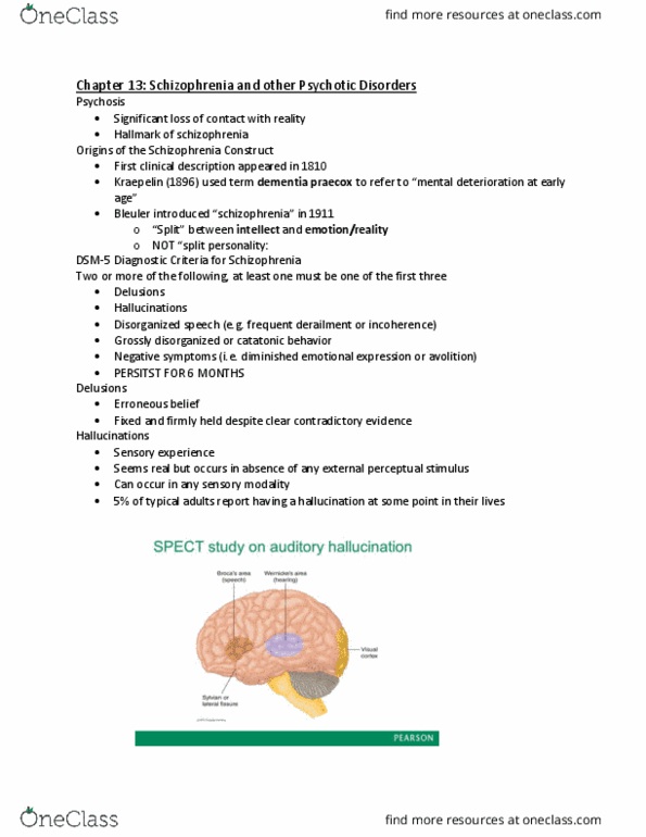PSY 395 Lecture Notes - Lecture 19: Dementia Praecox, Stimulus Modality, Eugen Bleuler thumbnail