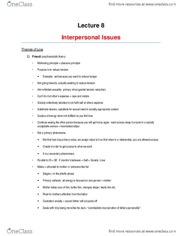 PSY 3122 Lecture : 8- Interpersonal Issues.docx thumbnail