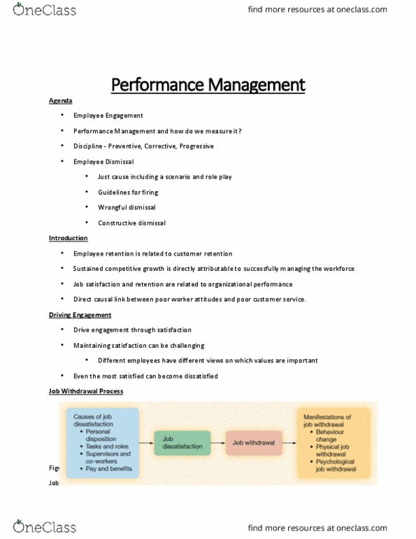 COMMERCE 2BC3 Lecture Notes - Lecture 7: Employee Retention, Customer Retention, Performance Management thumbnail