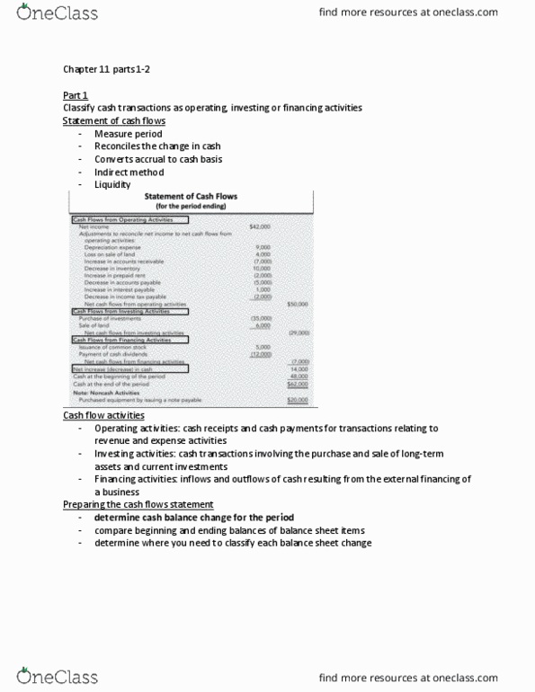 MGMT 20000 Lecture Notes - Lecture 29: Cash Flow, Accounts Payable, Accounts Receivable thumbnail