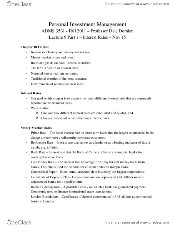 ADMS 3531 Lecture Notes - Indonesian Rupiah thumbnail