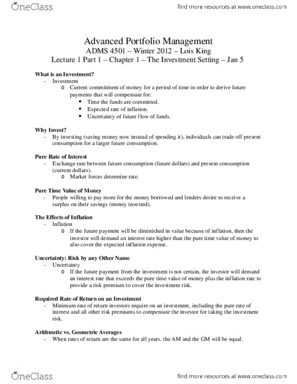 ADMS 4501 Lecture : lecture_1 notes.docx thumbnail