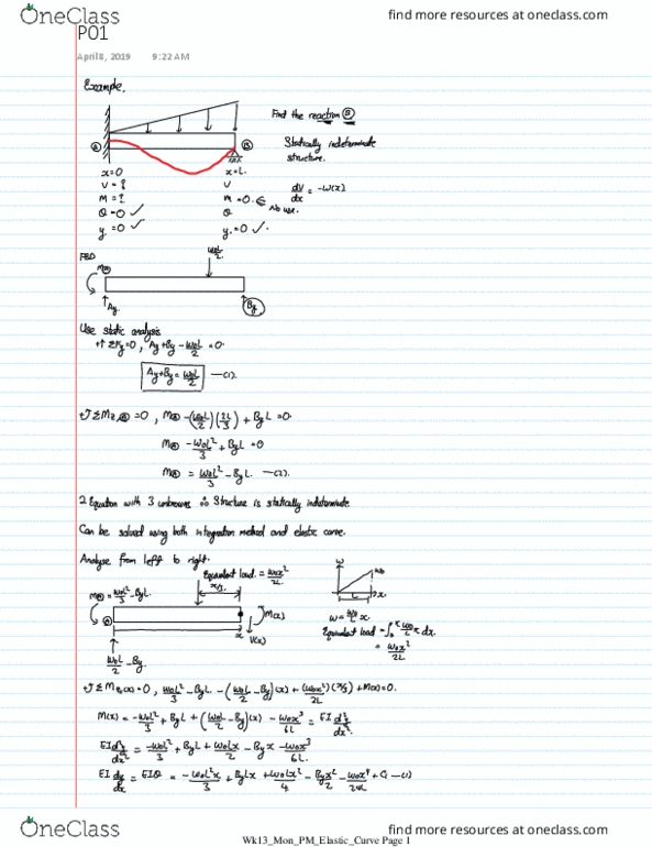 MECHENG 3A03 Lecture 43: Wk13_Mon_PM_Elastic_Curve thumbnail