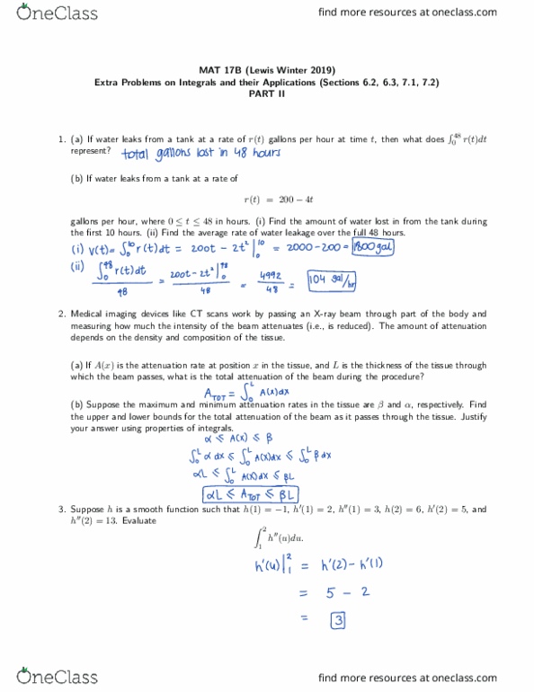 MAT 17B Lecture Notes - Lecture 17: Medical Imaging, Smoothness, Exhalation thumbnail