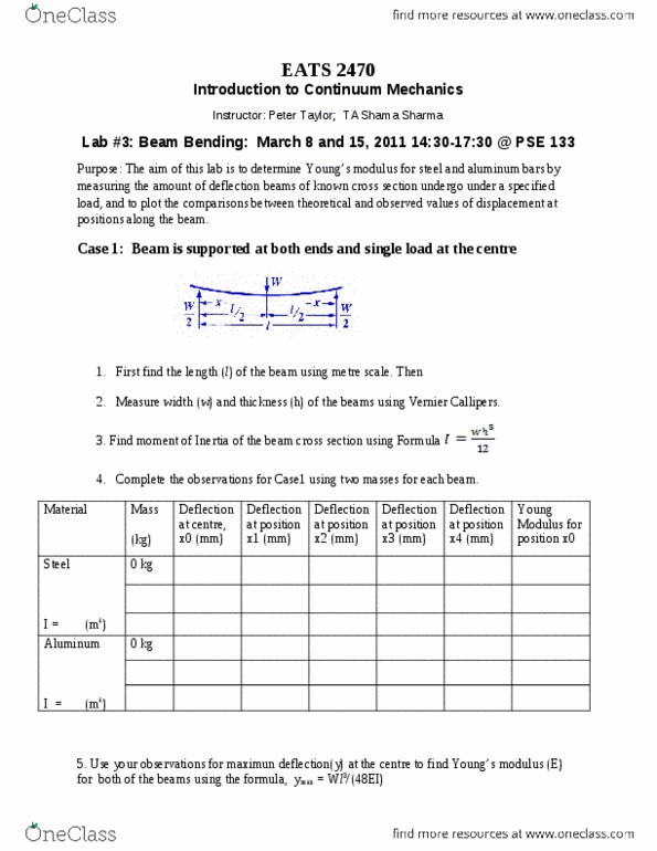 ESSE 2470 Lecture Notes - Continuum Mechanics, Modulus Guitars, Formula 4 thumbnail