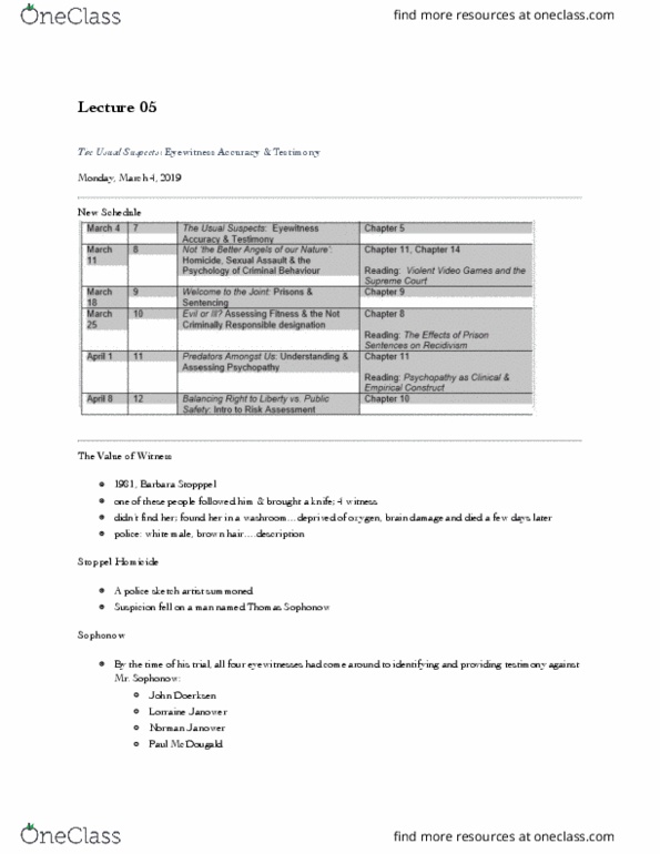 Psychology 2032A/B Lecture Notes - Lecture 7: Briey, Llers, Focus 3 thumbnail