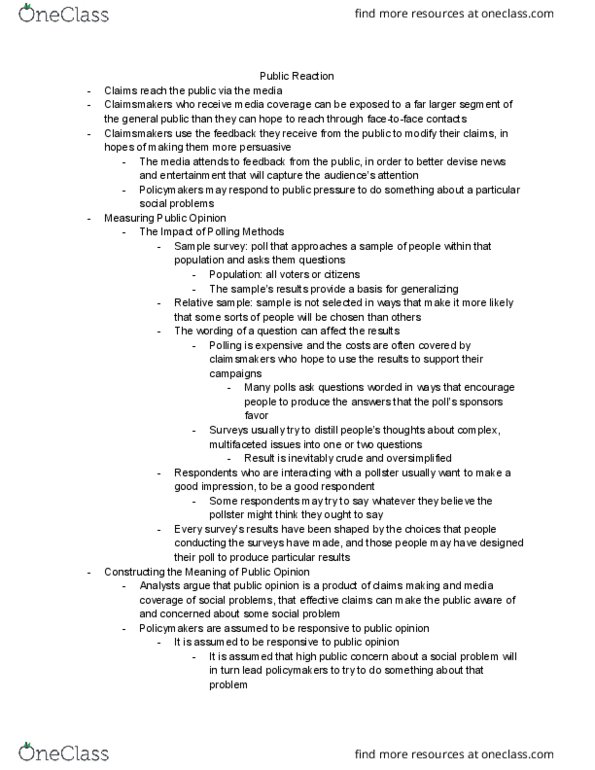 SOCIOL 103 Chapter 6: SOCIOL 103 Lecture : Sociology Chapter 6 Notes thumbnail