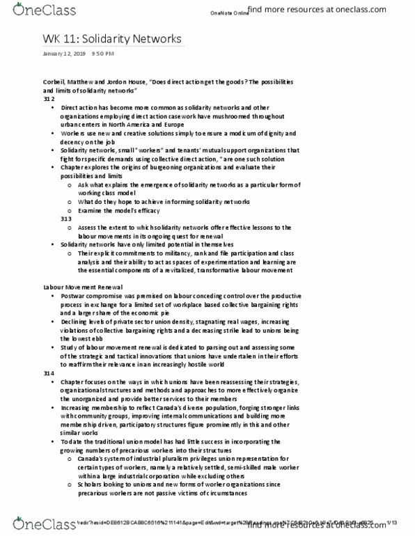 SA 321 Chapter Notes - Chapter n/a: Internal Communications, Parsing, Microsoft Onenote thumbnail