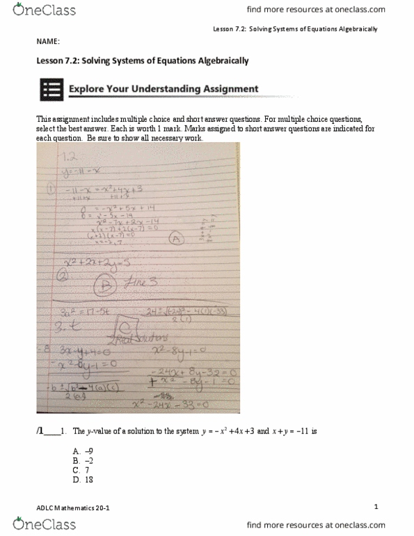 MATH1114 Lecture 7: math lesson 7.2 thumbnail