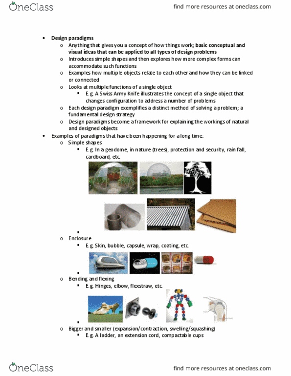 CCT204H5 Lecture Notes - Lecture 9: Design Paradigm, Swiss Armed Forces, Suction Cup thumbnail