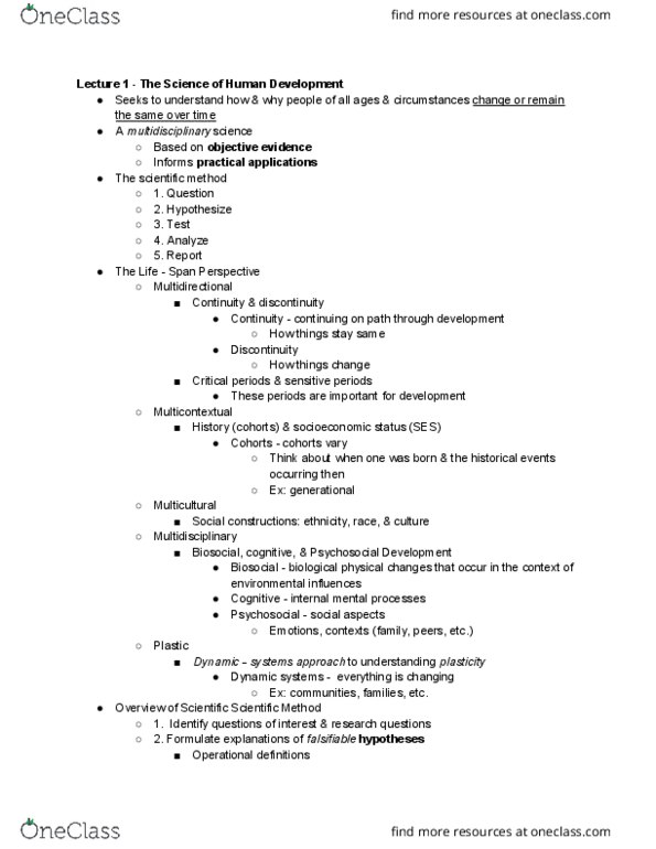 HDE 100B Lecture Notes - Lecture 1: Dynamical System, Scientific Method, Falsifiability thumbnail