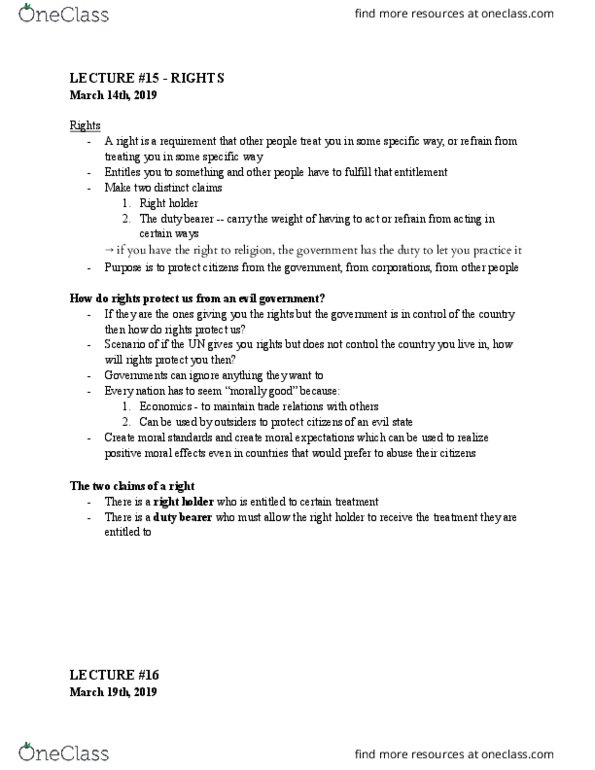 PHILOS 1B03 Lecture Notes - Lecture 15: Natural And Legal Rights thumbnail