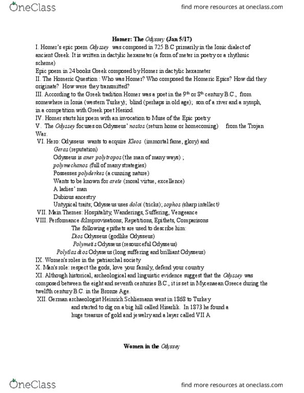 HUMA 1105 Chapter 16-21: HUMA 1105 Chapter 16-2: HUMA 1105 Chapter 16-: HUMA 1105 Chapter : HUMA 1105 Chapter 7-: (3) Notes for myth thumbnail