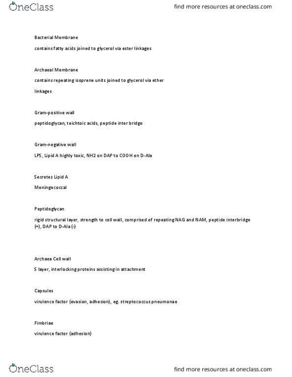 THE 2000 Lecture Notes - Lecture 18: Virulence Factor, Isoprene, Lipid A thumbnail