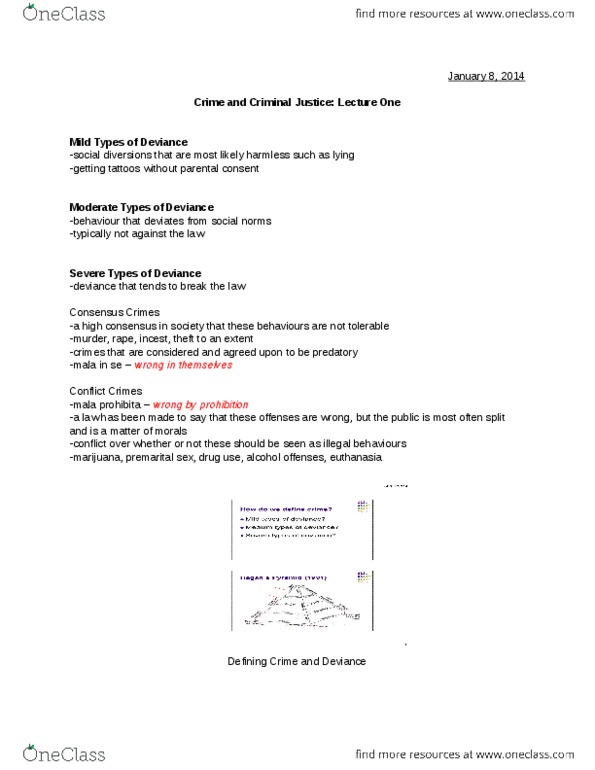 SOC 1500 Lecture Notes - Malum Prohibitum, Premarital Sex, Objectivist Periodicals thumbnail