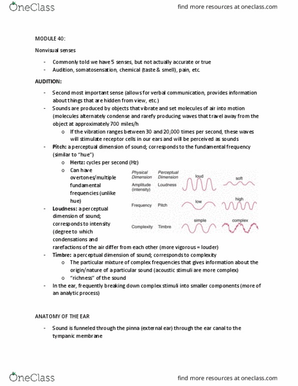 PSYCH261 Lecture Notes - Lecture 40: Fundamental Frequency, Somatosensory System, Stirrup thumbnail