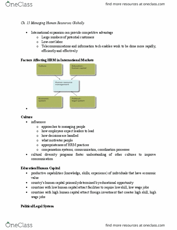 MGI 301LEC Lecture Notes - Lecture 10: Human Capital thumbnail