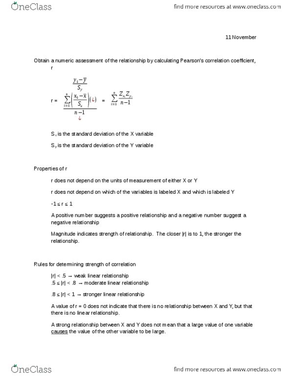 STAT 301 Lecture Notes - Standard Deviation, Negative Number, Dependent And Independent Variables thumbnail