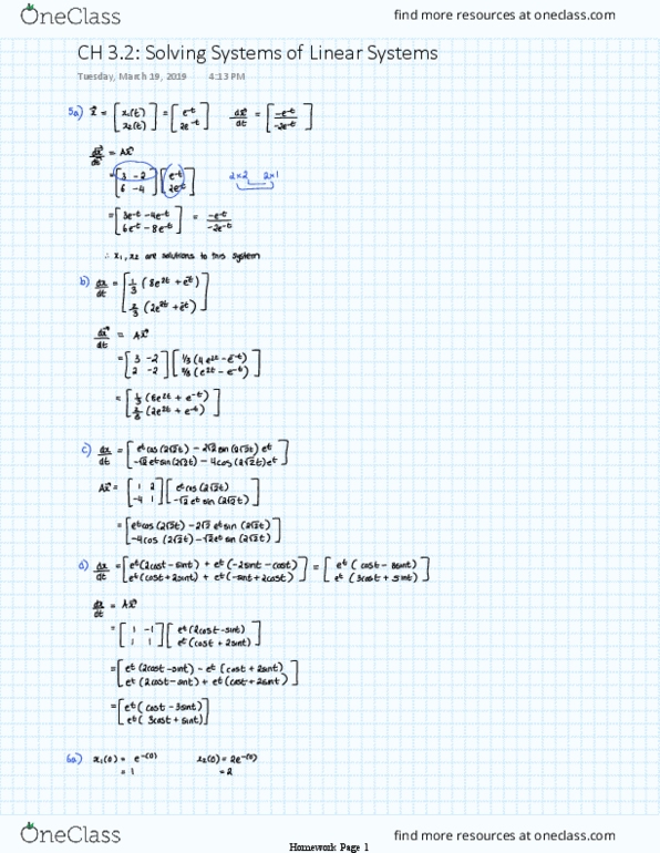 Applied Mathematics 1201A/B Chapter 3.2: CH 3.2 Solving Systems of Linear Systems thumbnail