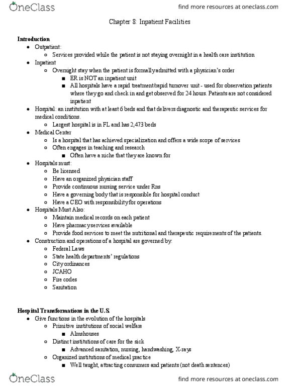 HLTH-2030 Lecture Notes - Lecture 8: Hand Washing, Radiography, American Nurses Credentialing Center thumbnail