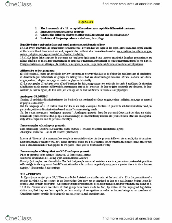 PUB2 101D1 Lecture Notes - Lecture 14: Michel Bastarache, Affirmative Action, Couleur thumbnail